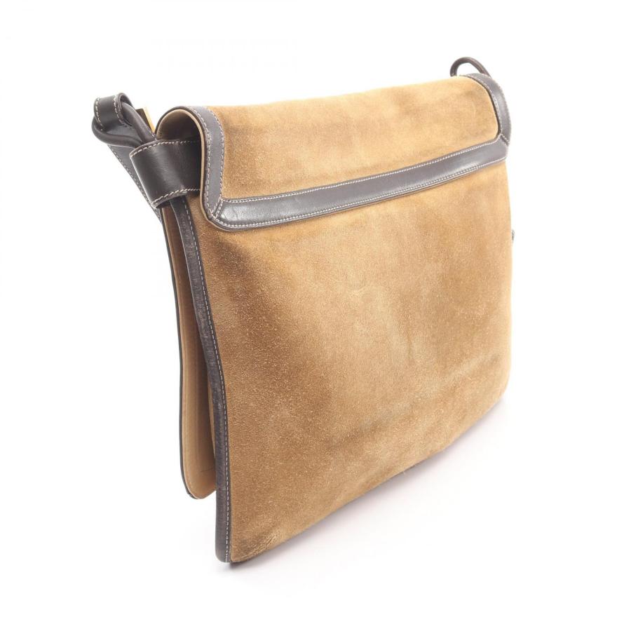LOEWE スウェード ショルダーバッグ LOEWE（ロエベ） アナグラム ブランドオフ スウェード ショルダー