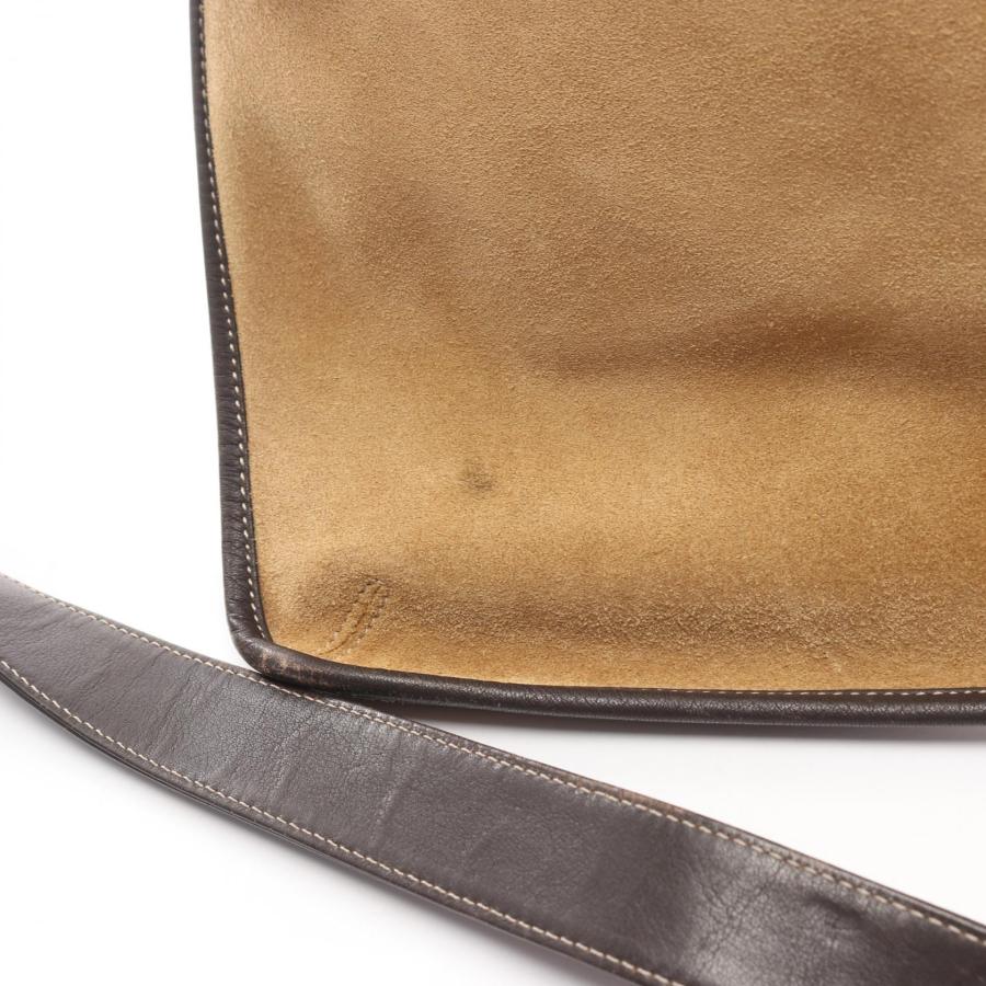 LOEWE（ロエベ） アナグラム ブランドオフ スウェード ショルダー