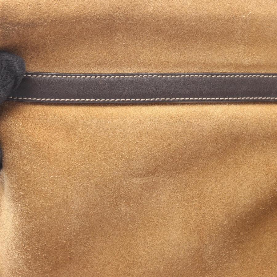LOEWE（ロエベ） アナグラム ブランドオフ スウェード ショルダー