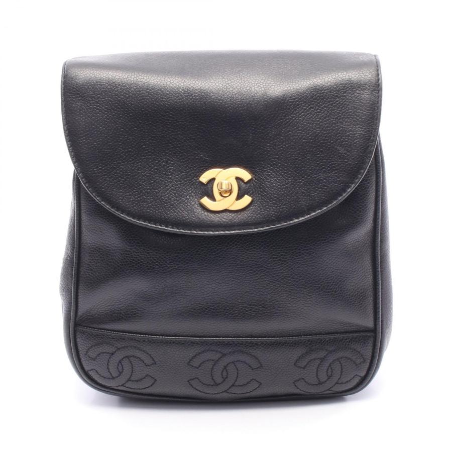 CHANEL（シャネル） トリプルココマーク ブランドオフ キャビアスキン
