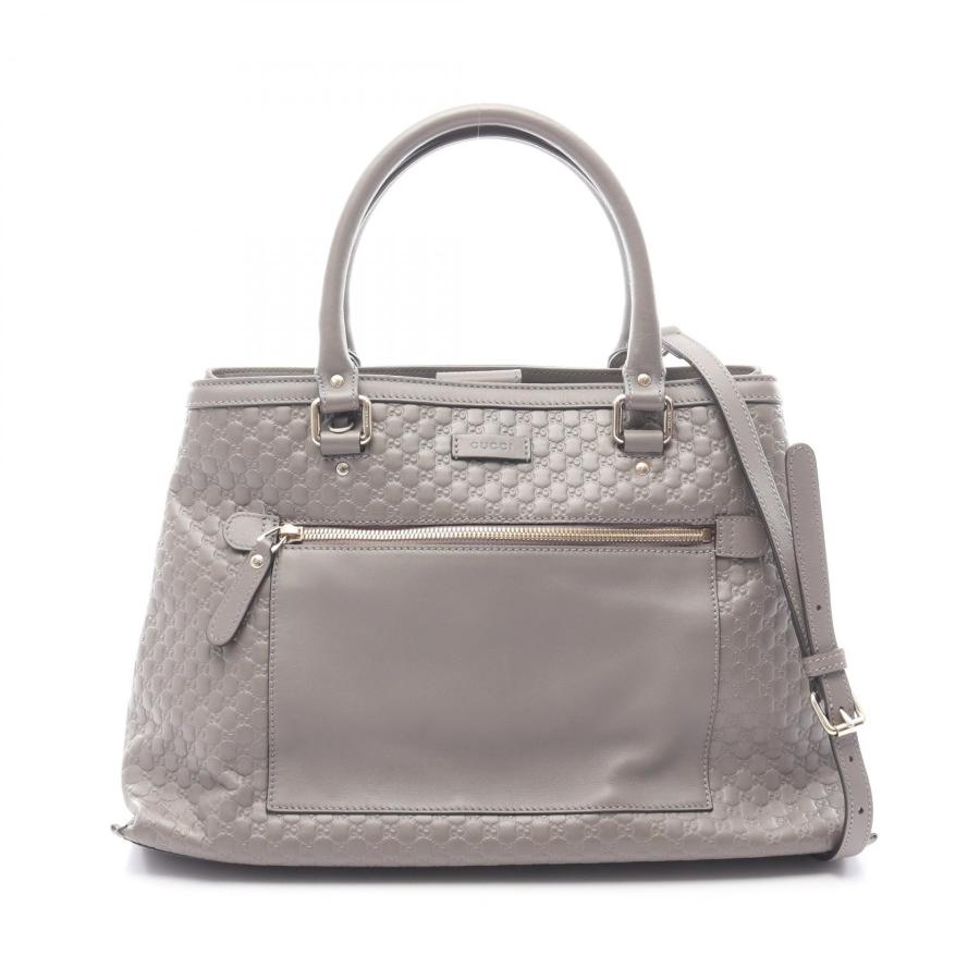 GUCCI マイクロシマ 2way ハンドバッグ GUCCI（グッチ） マイクログッチシマ 2WAY ブランドオフ レザー