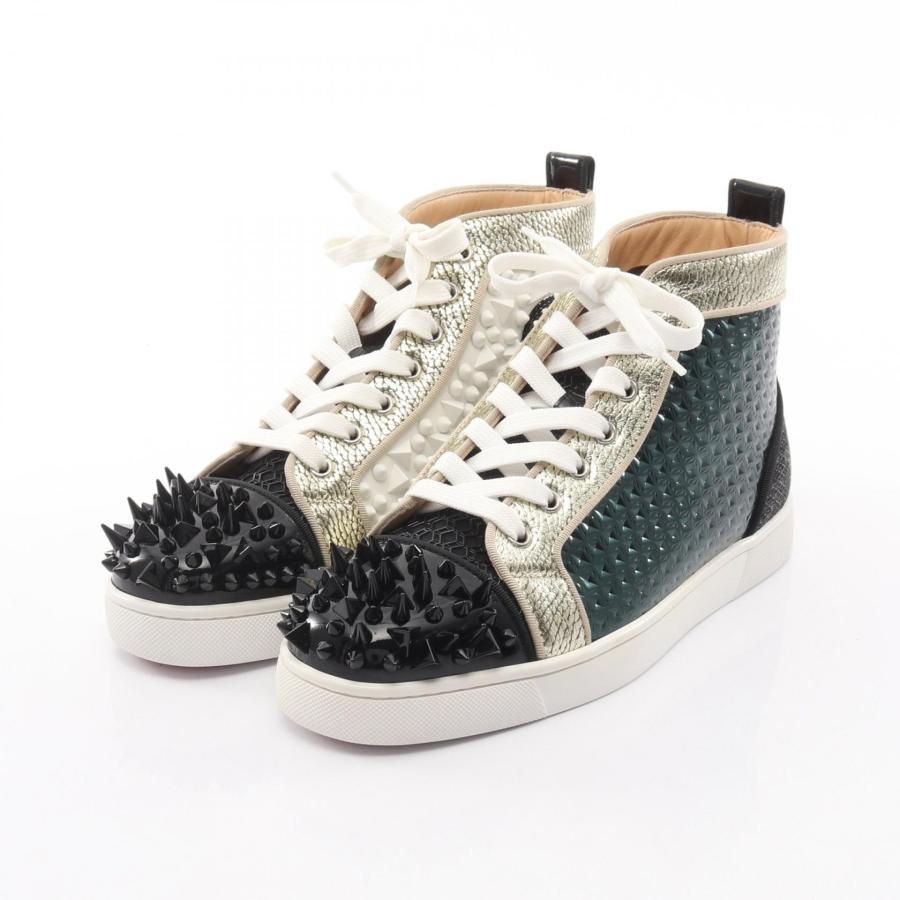 【中古品】箱・付属品付 Christian Louboutinクスパイクスタッズ 中古品】箱・付属品付 Christian Louboutinクスパイクスタッズ 中古