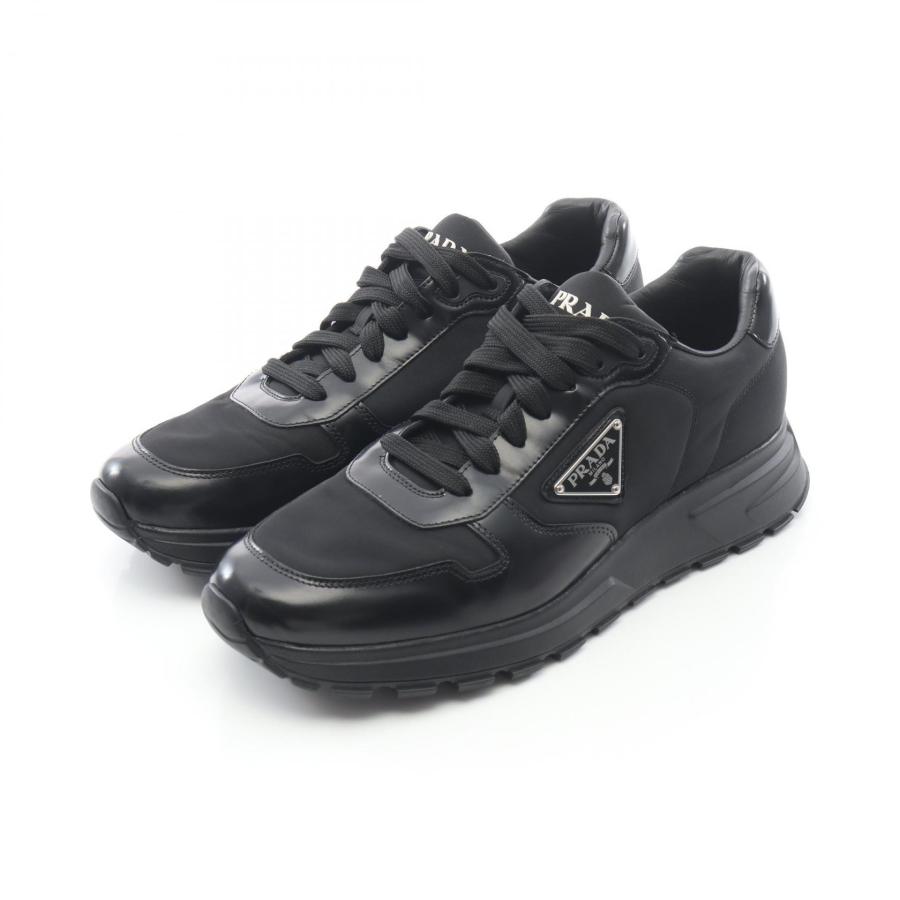 PRADA ブラック ナイロン スニーカー PRADA（プラダ） Re-Nylon ブランドオフ ナイロン スニーカー 中古