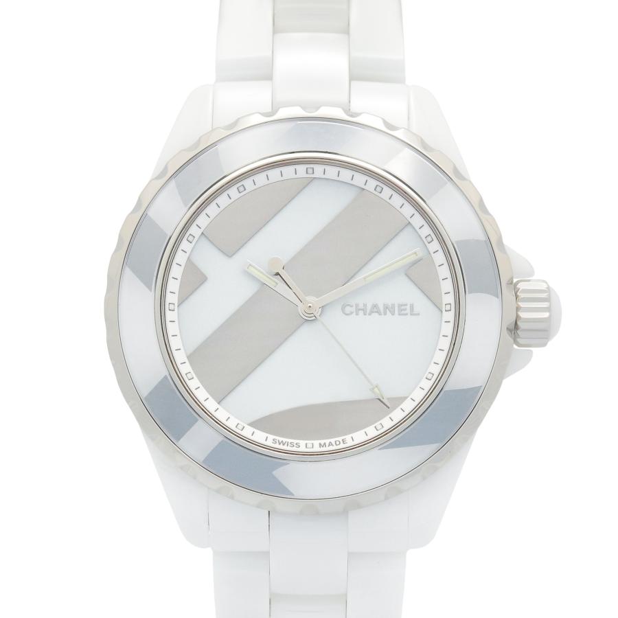 シャネル CHANEL J12 アンタイトル 腕時計 時計 セラミック メンズ ホワイト系 H5582 【中古】 CHANEL（シャネル） J12 アンタイトル ブランドオフ セラミック 腕時計