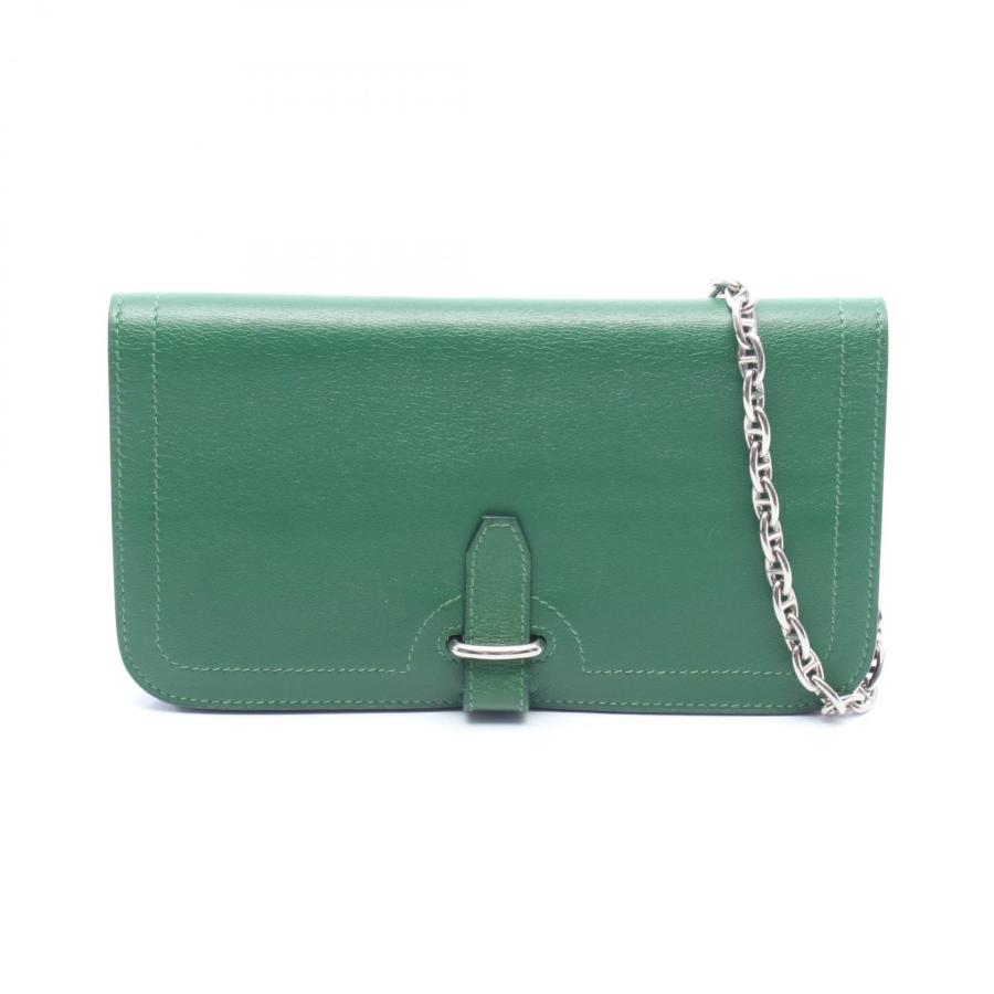 HERMES（エルメス） バイカー チェーンウォレット ブランドオフ レザー