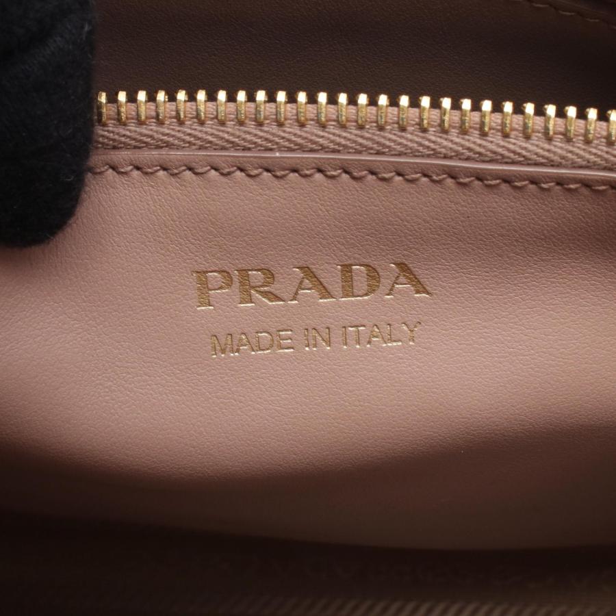PRADA（プラダ） モノクローム 2WAY ブランドオフ レザー ハンドバッグ