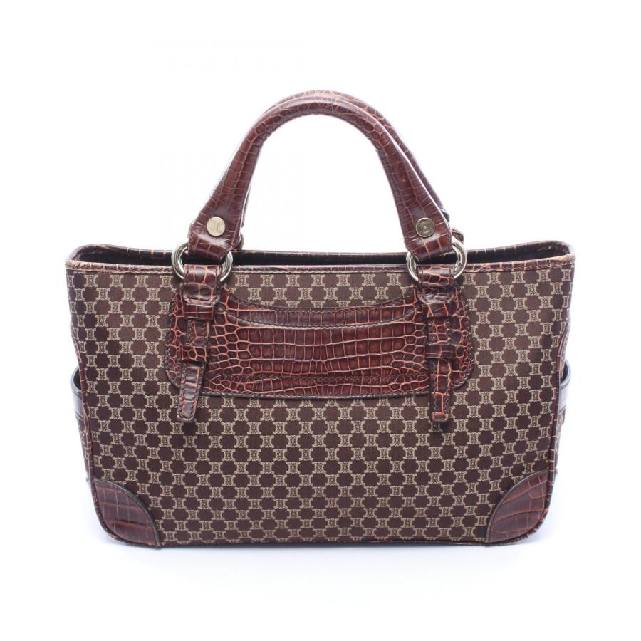 CELINE（セリーヌ） ブギーバッグ マカダム クロコ型押し ブランドオフ