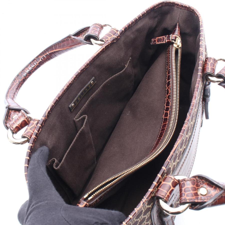 CELINE（セリーヌ） 爆買 ブギーバッグ マカダム クロコ型押し