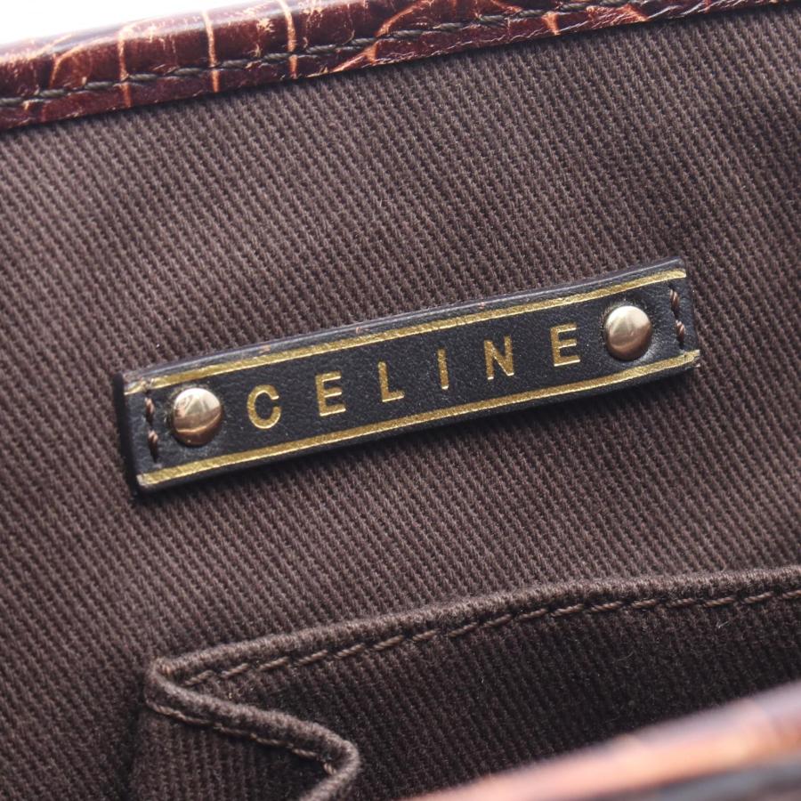 CELINE（セリーヌ） ブギーバッグ マカダム クロコ型押し ブランドオフ