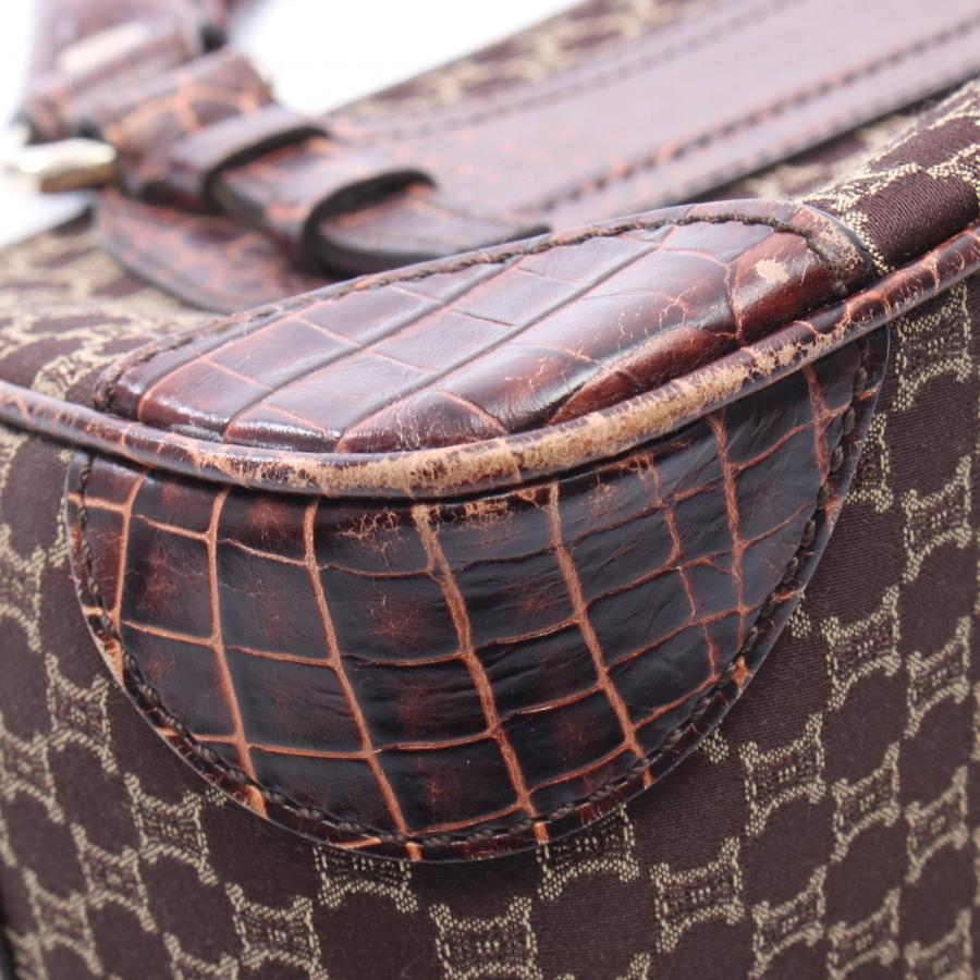 CELINE（セリーヌ） ブギーバッグ マカダム クロコ型押し ブランドオフ