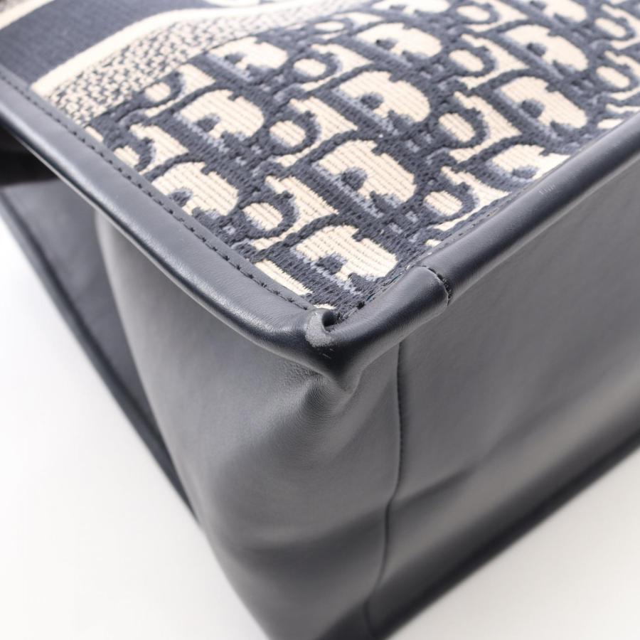 ディオール BOOK TOTE ブックトート オブリーク エンブロイダリー 2WAY