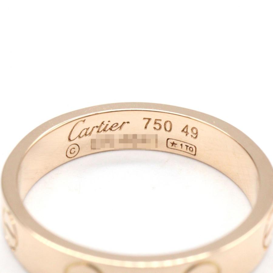 Cartier（カルティエ） ミニラブ リング ブランドオフ CARTIER K18PG