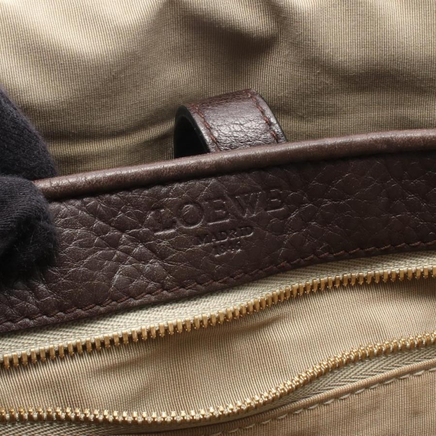 ロエベ ヘリテージ ブランドオフ LOEWE レザー ショルダーバッグ レザー 中古 レディース_3
