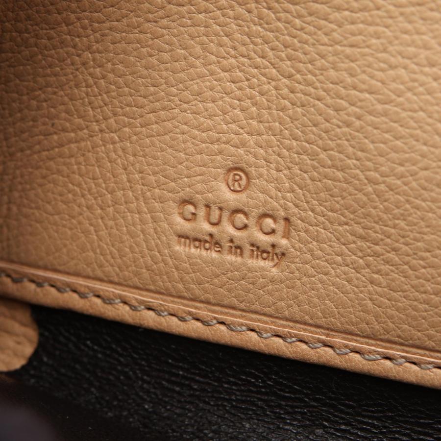 GUCCI（グッチ） タッセル ブランドオフ レザー ラウンド長財布 レザー