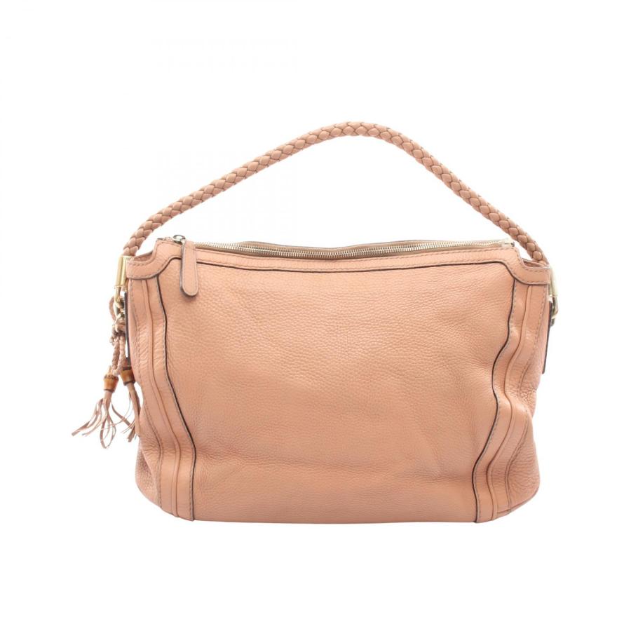 GUCCI（グッチ） ベラ ブランドオフ レザー ショルダーバッグ レザー