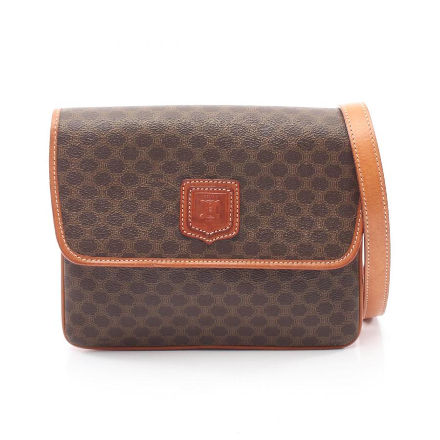 ✨️超美品✨️CELINE セリーヌ　Cマカダムキャンバス カーフワインレッド CELINE（セリーヌ） マカダム ブランドオフ CELINE PVCコーティング