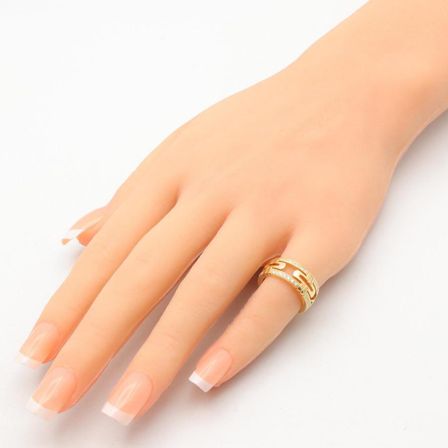 ☆美品☆ BVLGARI パレンテシ スモール リング K18WG ブルガリ BVLGARI（ブルガリ） パレンテシ ダイヤ リング ブランドオフ BVLGARI
