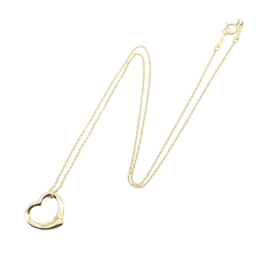 ティファニー オープンハート ネックレス スモール ブランドオフ TIFFANY＆CO K18（イエローゴールド） ネック_1