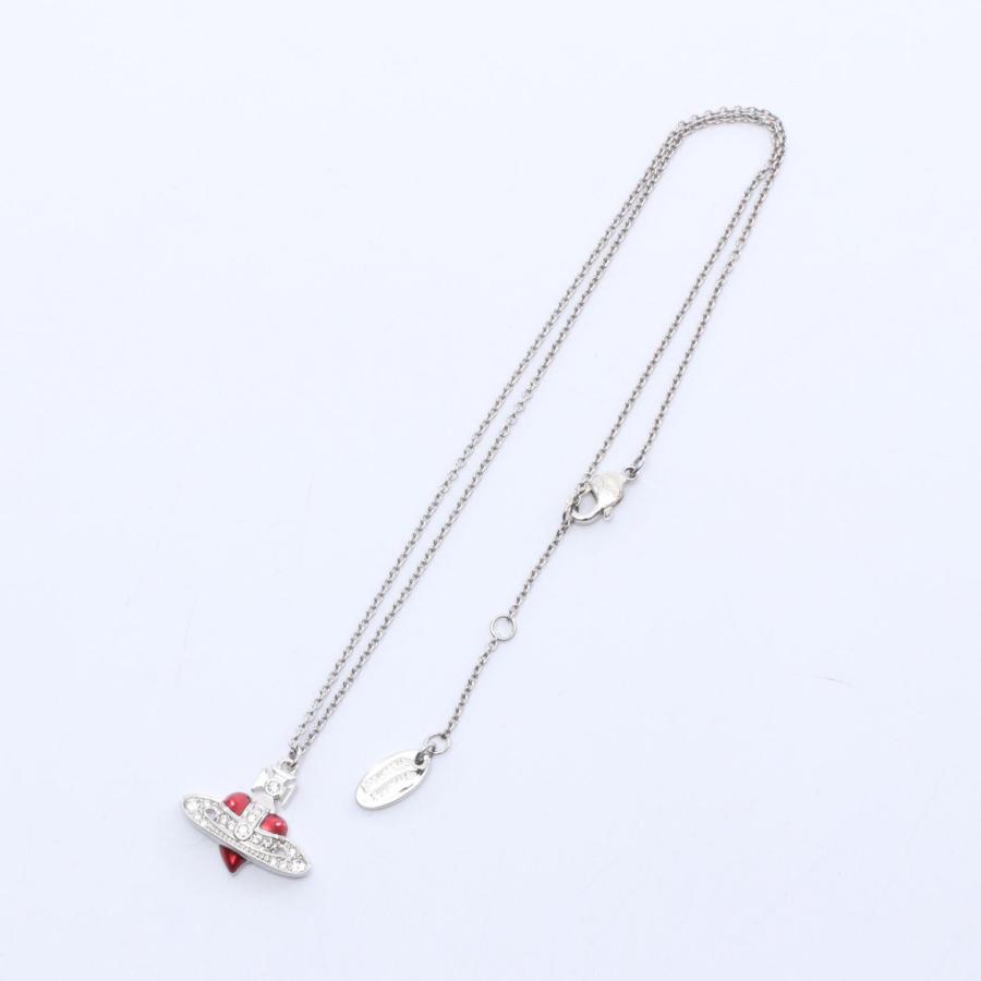 ヴィヴィアンウエストウッド DIAMANTE HEART ブランドオフ Vivienne Westwood ステンレススチール ネックレス_2