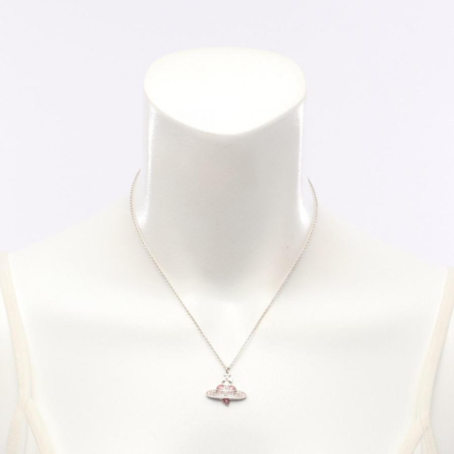 ヴィヴィアンウエストウッド NEW DIAMANTE HEART ブランドオフ Vivienne Westwood ステンレススチール ネックレ_4