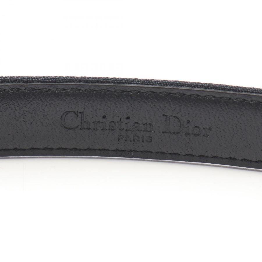 ディオール CDロゴ ブランドオフ Dior レザー ベルト 中古 レディース_3