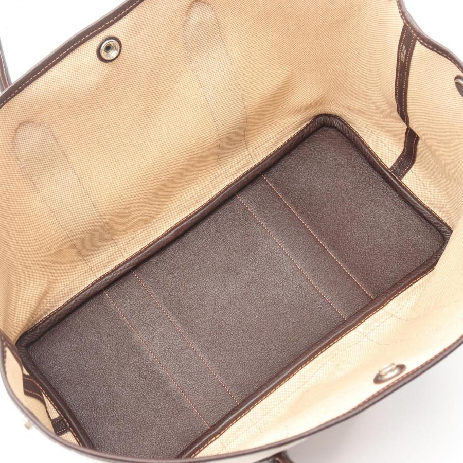 エルメス ガーデンパーティPM ブランドオフ HERMES レザー トートバッグ トワルアッシュ/ネレザー 中古 レデ_2