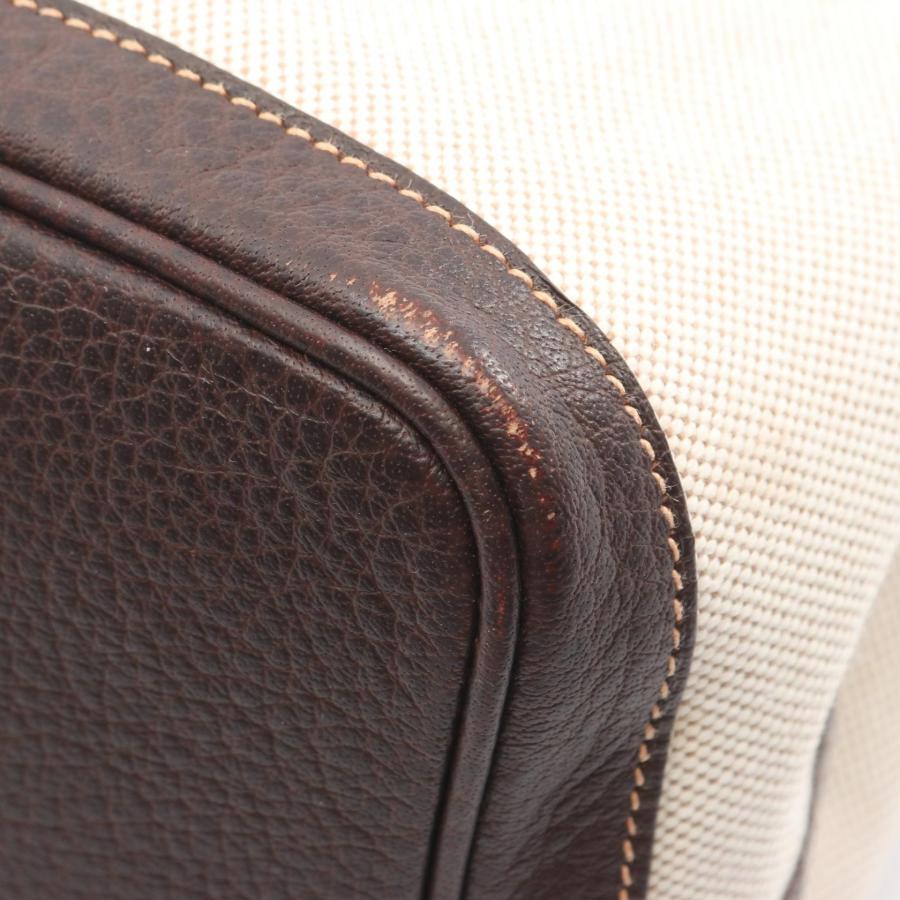 エルメス ガーデンパーティPM ブランドオフ HERMES レザー トートバッグ トワルアッシュ/ネレザー 中古 レデ_5