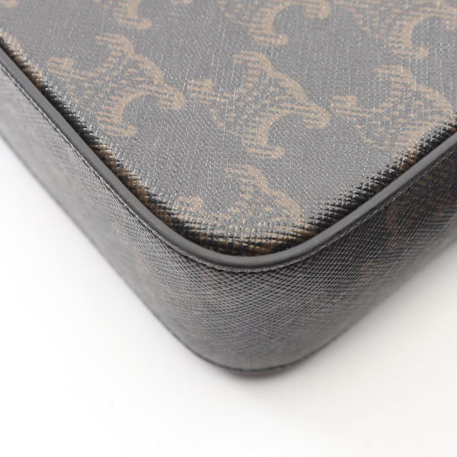 ✨極美品✨☘️CELINE ☘️✨ブリーフケース✨ビジネスバッグ✨PVCレザー✨ CELINE（セリーヌ） トリオンフ フラップ メッセンジャーバッグ