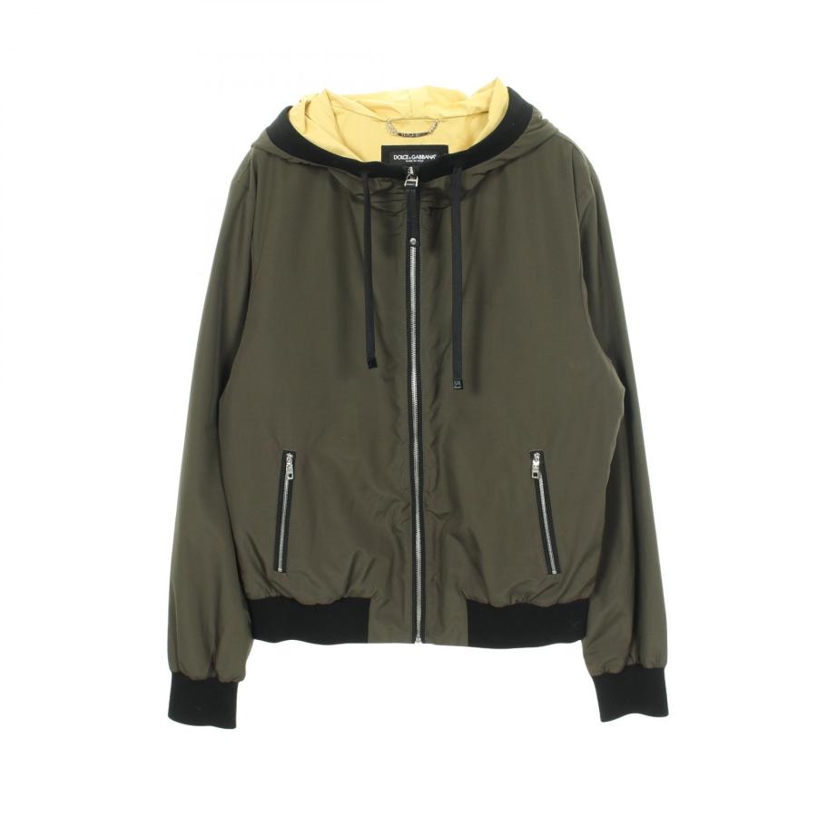 DOLCE&GABBANA ドルチェ&ガッバーナ ジップアップナイロンジャケット ドルチェアンドガッバーナ フード付き ジップアップ ブランドオフ