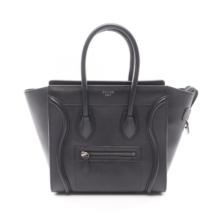 美品✨ CELINE ラゲージ マイクロショッパー レザー トートバッグ CELINE（セリーヌ） ラゲージ マイクロショッパー ブランドオフ レザー