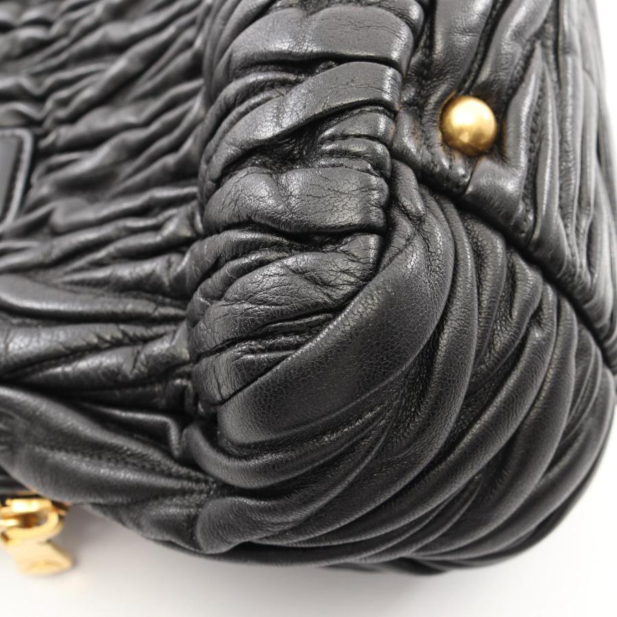 ミュウ マテラッセ ブランドオフ Miu レザー ハンドバッグ ナッパ