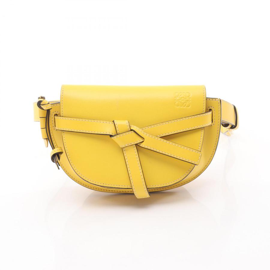 最終価格　ロエベ　ゲートバムバッグ　ウエストバッグ　ボディバッグ LOEWE（ロエベ） 爆買 ゲート デュアル ミニ ブランドオフ レザー