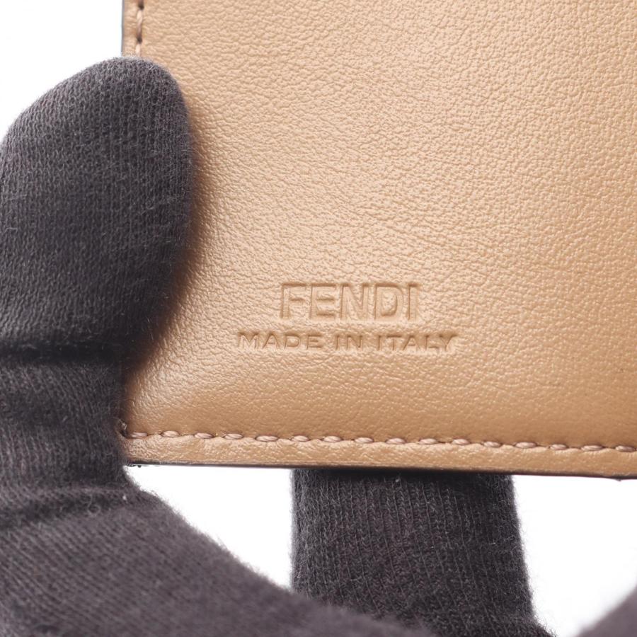 爆買 フェンディ バゲット ズッカ ブランドオフ FENDI キャンバス 三つ折り財布 ファブリック レディースの画像