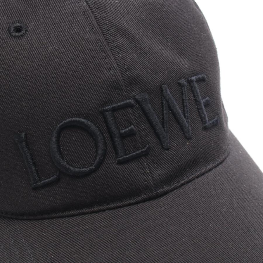 LOEWE（ロエベ） ロゴ刺繍 ベースボール ブランドオフ キャンバス