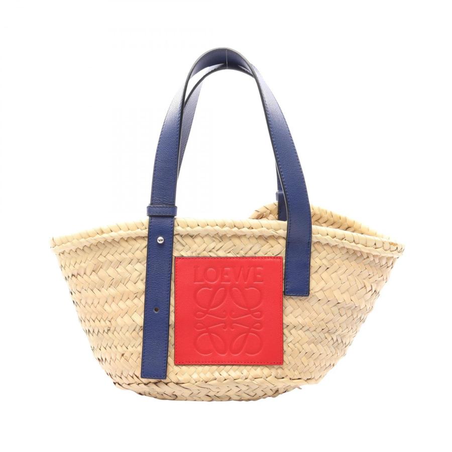 ロエベ ハンドバッグ バスケットバッグ スモール ラフィア LOEWE（ロエベ） バスケットバッグ スモール ブランドオフ レザー