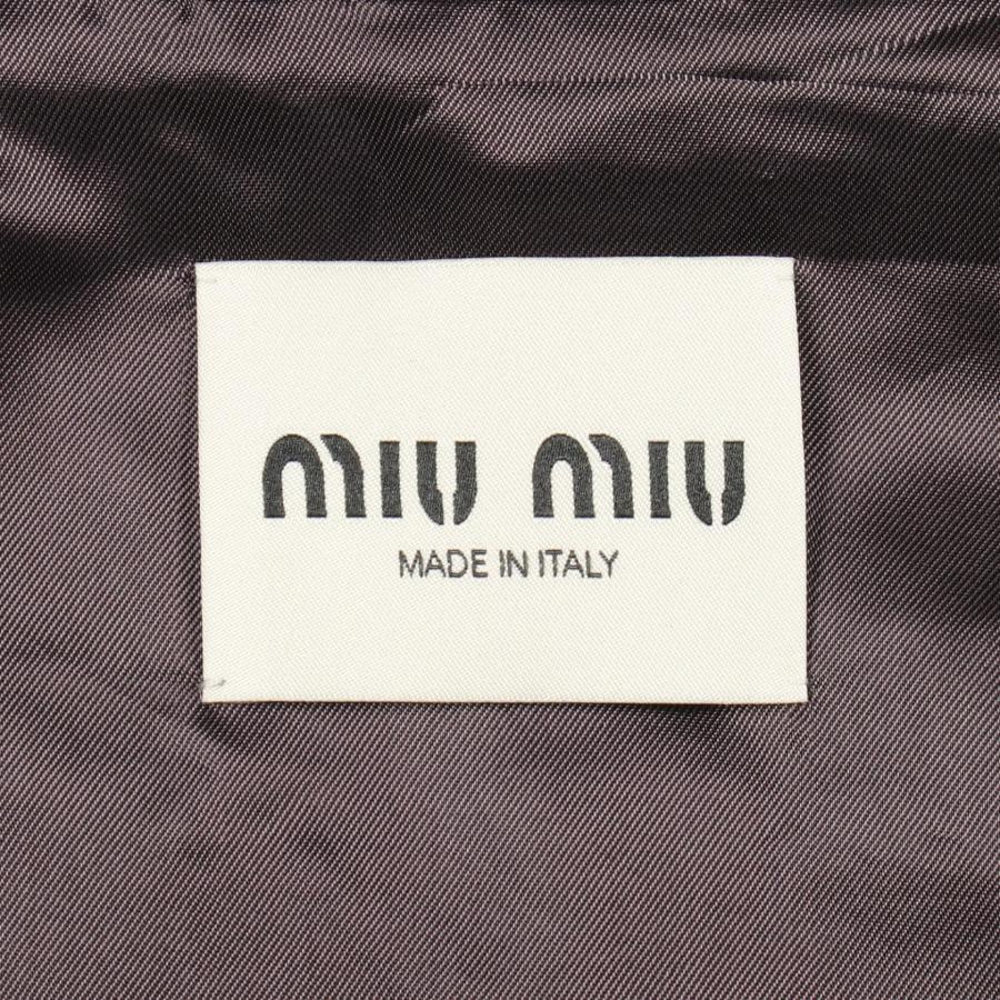 ミュウ ロゴ ブルゾン ブランドオフ Miu ウール その他ジャケット 中古
