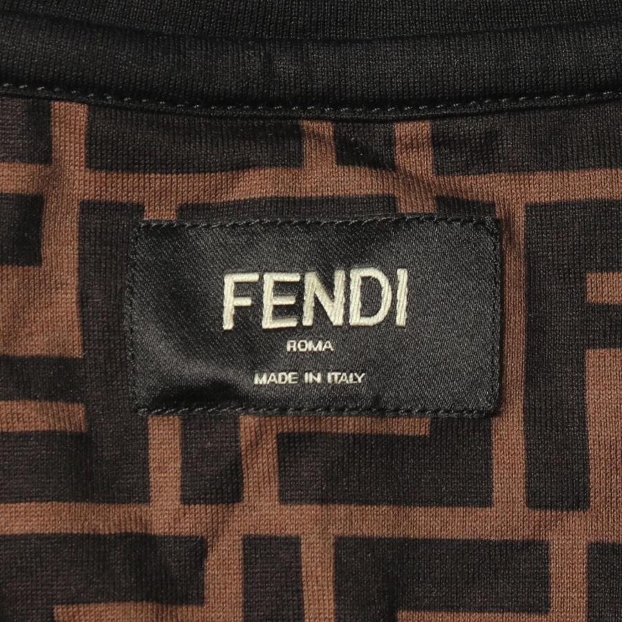 FENDI（フェンディ） ズッカ クルーネック ブランドオフ コットン 半袖