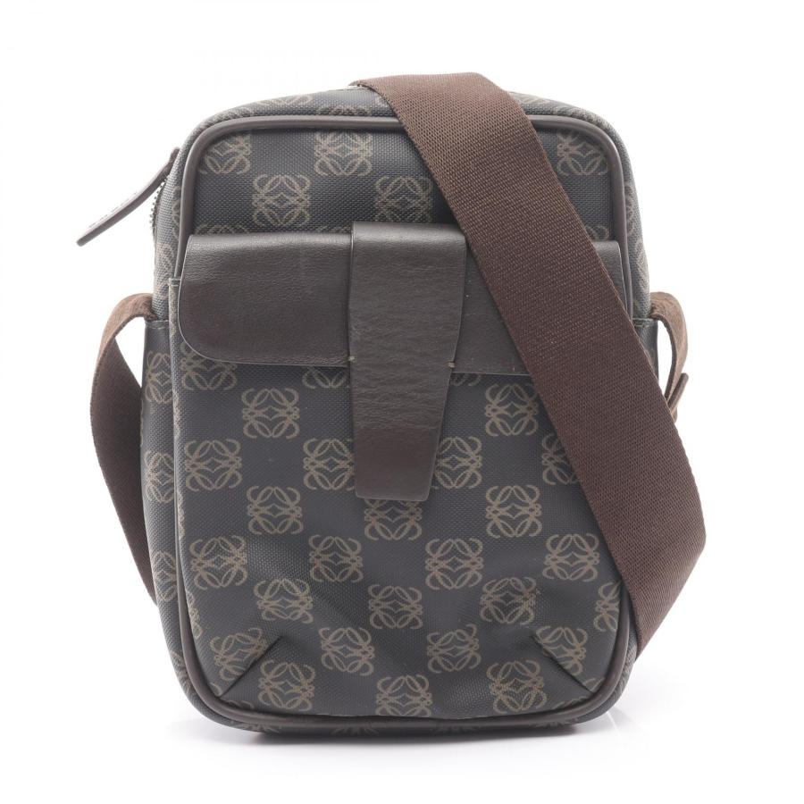 ☆美品☆LOEWE ロエベ リピートアナグラム ショルダーバッグ PVC LOEWE 