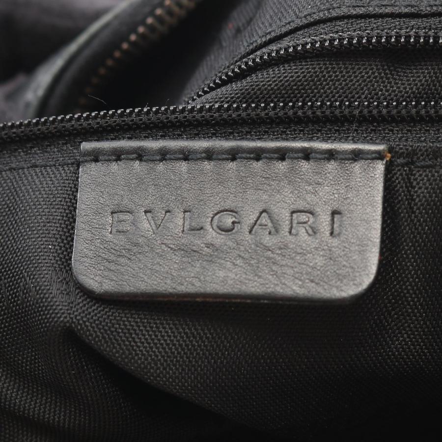 ブルガリ アスコット ロゴマニア ブランドオフ BVLGARI キャンバス ショルダーバッグ キャンバス/レザー 中古_3