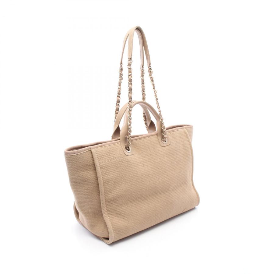 CHANEL（シャネル） ドーヴィル ブランドオフ キャンバス トートバッグ 