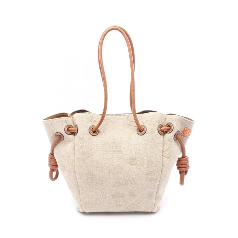 LOEWE（ロエベ） フラメンコ ノット スモール ブランドオフ キャンバス 