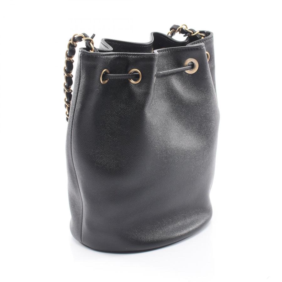 CHANEL（シャネル） ドーヴィル 巾着 ブランドオフ キャビアスキン 