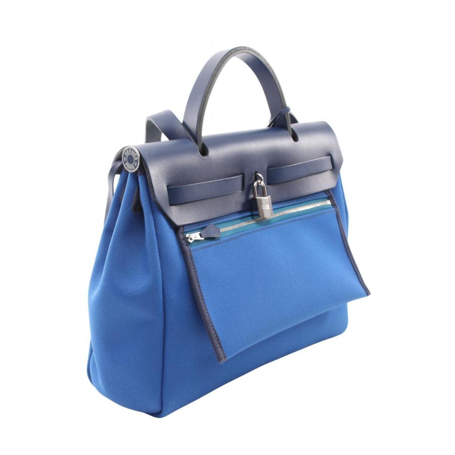 ✨HERMES✨エルメス✨ネイビー✨箱付き✨エールバッグ✨ハンドバッグ✨ HERMES（エルメス） エールバッグジップPM ブルーエレクトリック