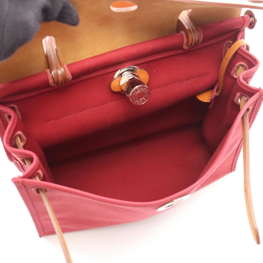 HERMES（エルメス） エールバッグジップPM ルビー ナチュラル 2WAY