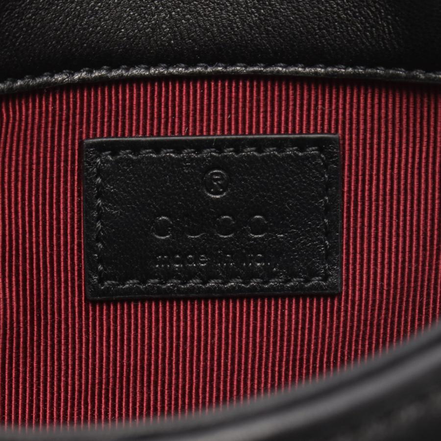 GUCCI（グッチ） GGマーモント ミニ ブランドオフ レザー ショルダー