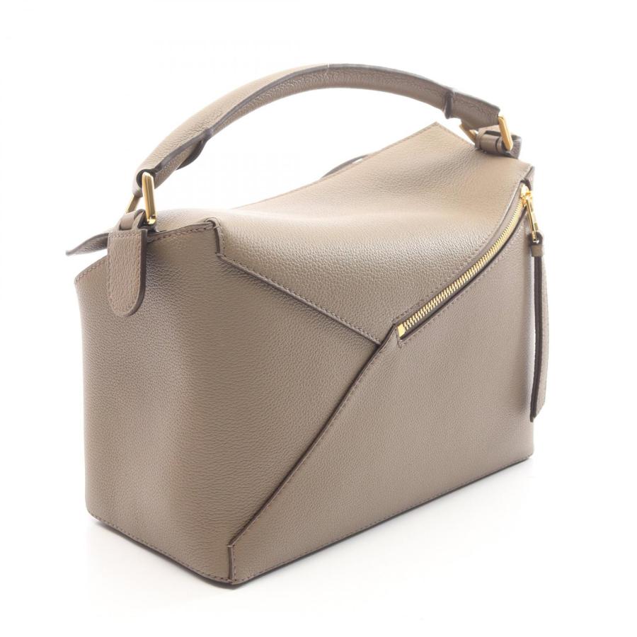 お値下げ　ロエベ　レザー ハンドバッグ LOEWE（ロエベ） パズル エッジ ミディアム ブランドオフ レザー