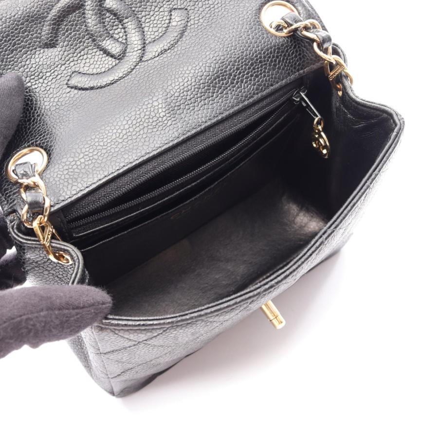 CHANEL（シャネル） ミニマトラッセ ブランドオフ キャビアスキン(グレ