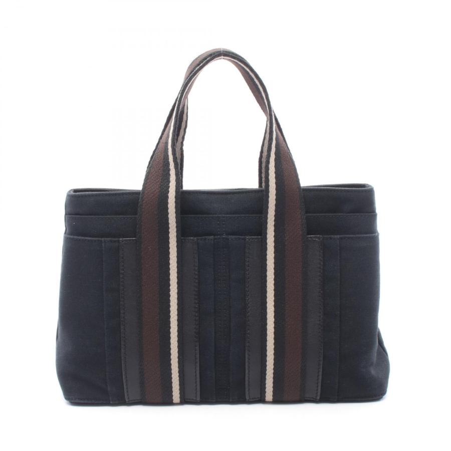 HERMES エルメス トロカホリゾンタル PM 黒 トートバッグ HERMES（エルメス） トロカホリゾンタルPM ブランドオフ キャンバス