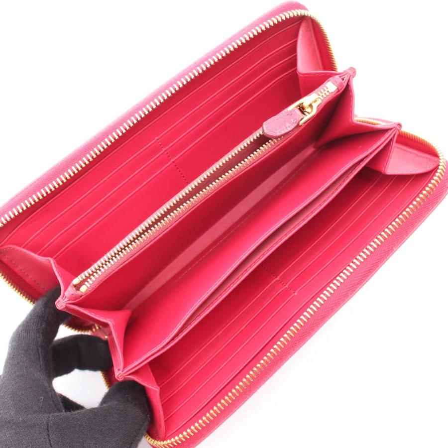 PRADA（プラダ） VITTELLO MOVE I ブランドオフ レザー ラウンド長財布