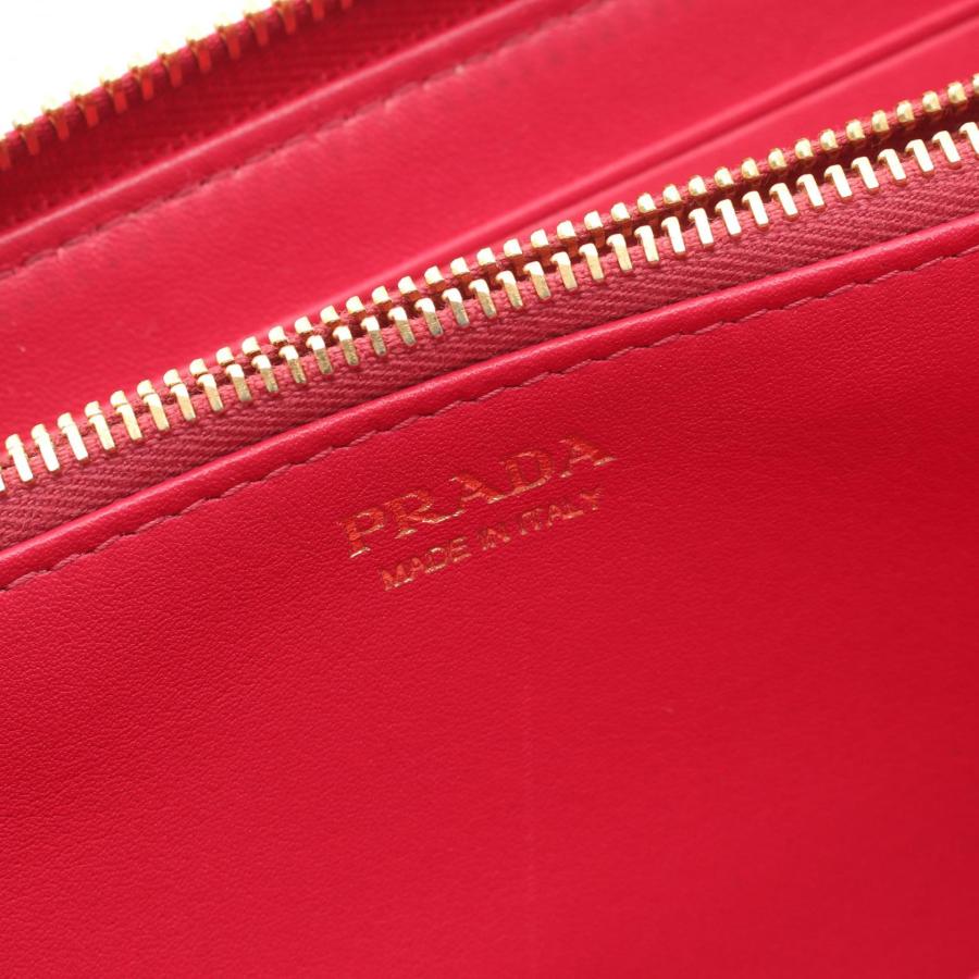 PRADA（プラダ） VITTELLO MOVE I ブランドオフ レザー ラウンド長財布